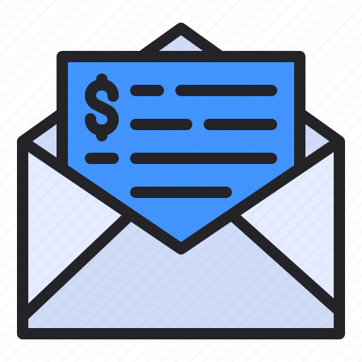 Business, document, finance, invoice, mail, report, tax icon - Download on Iconfinder