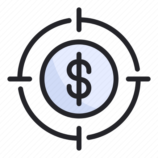 Business, dollar, finance, focus, goal, management, target icon - Download on Iconfinder