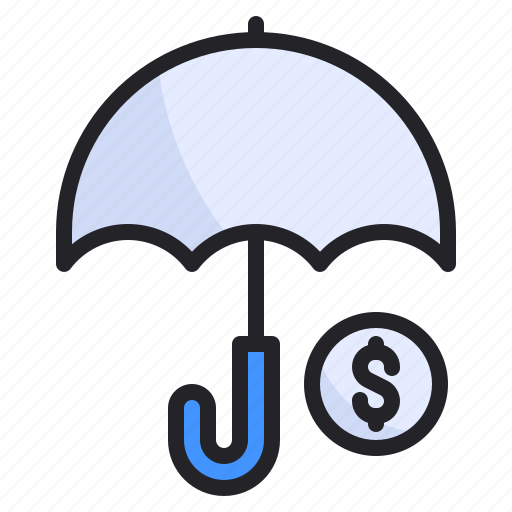 Business, coin, finance, insurance, management, protection, umbrella icon - Download on Iconfinder