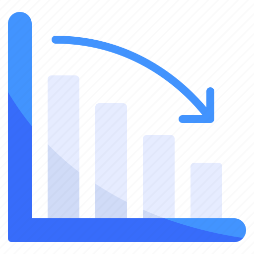 Analysis, business, chart, down, finance, graph, loss icon - Download on Iconfinder