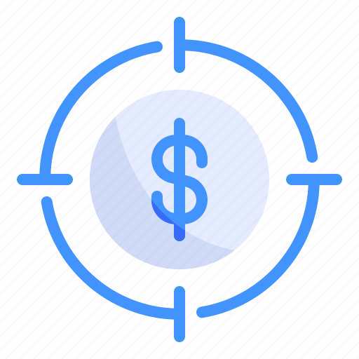 Business, dollar, finance, focus, goal, management, target icon - Download on Iconfinder