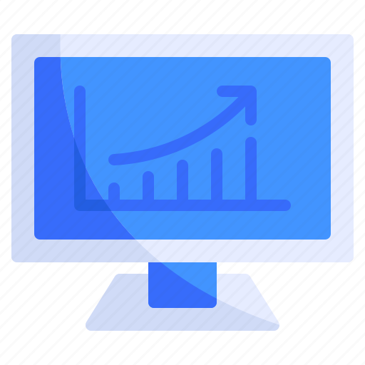 Business, finance, graph, growth, management, statistics, tv icon - Download on Iconfinder
