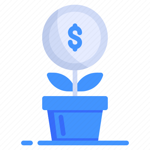 Business, finance, flower, growth, management, money, plant icon - Download on Iconfinder
