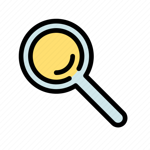 Magnifying glass, search, find, zoom, view, look icon - Download on Iconfinder