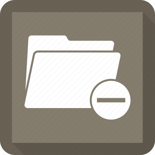 Data, doc, folder, minus, open icon - Download on Iconfinder