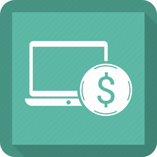 Coin, computer, dollar, laptop, notebook, technology icon - Download on Iconfinder