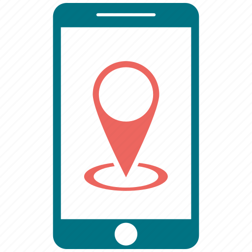 Gps, locator, mobile, navigation, phone, pin icon - Download on Iconfinder