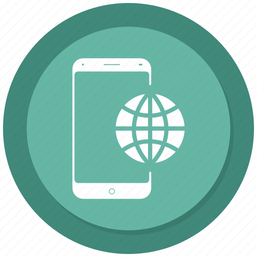 Earth, internet, mobile, phone, world icon - Download on Iconfinder