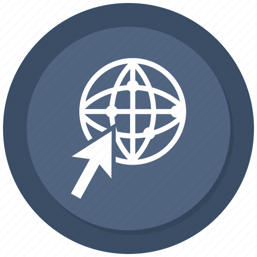 Click, earth, globe, world icon - Download on Iconfinder
