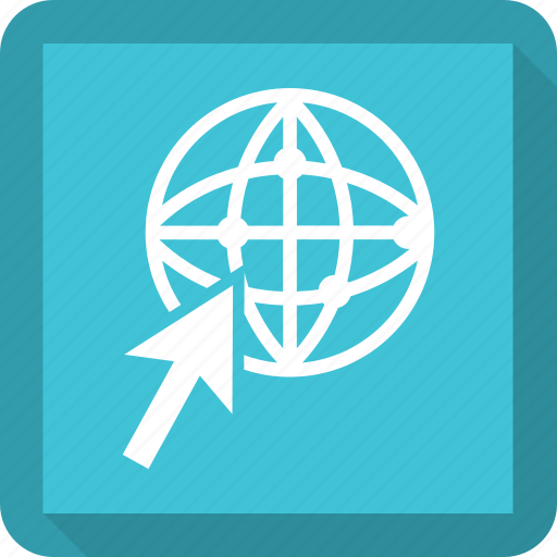 Click, earth, globe, world icon - Download on Iconfinder