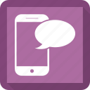 chat, message, mobile, sms