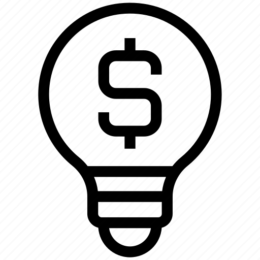 Bulb, business, creativity, dollar, financial, idea, light icon - Download on Iconfinder