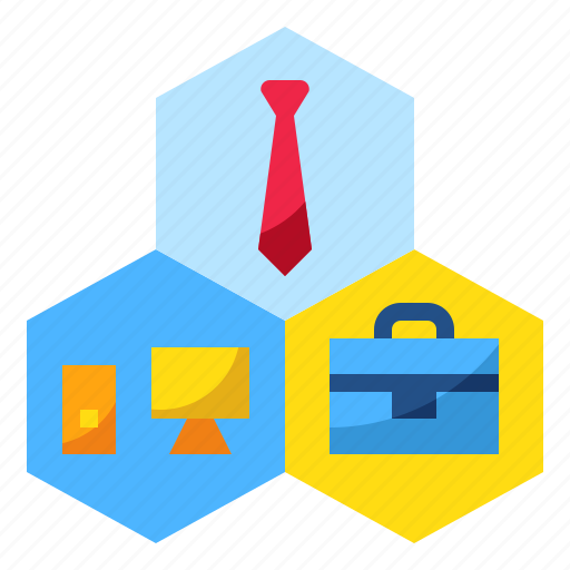 Bag, business, compuer, necktie, structure, teamwork icon - Download on Iconfinder