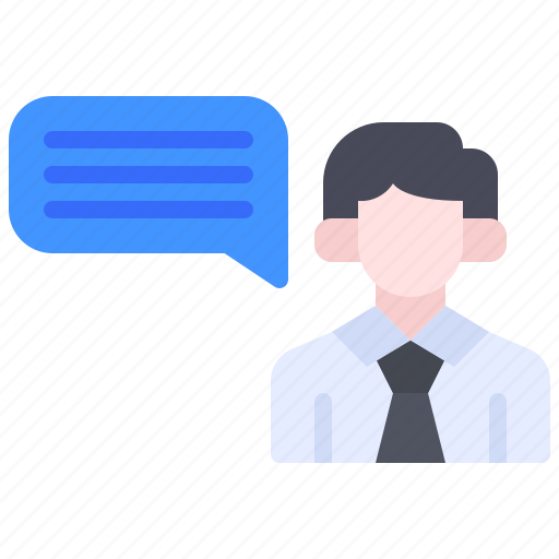 Conversation, business, man, talk, pitch icon - Download on Iconfinder