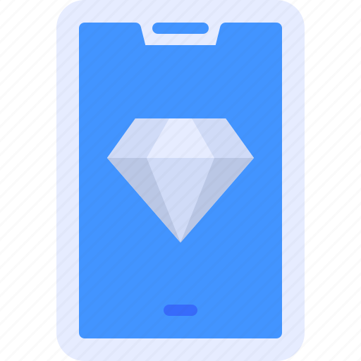 Diamond, smartphone, luxury, gem, jewelry icon - Download on Iconfinder