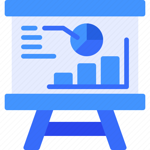 Presentation, board, chart, pie, statistics icon - Download on Iconfinder