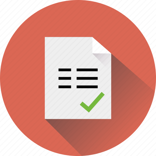 Blank, checked, document, business icon - Download on Iconfinder