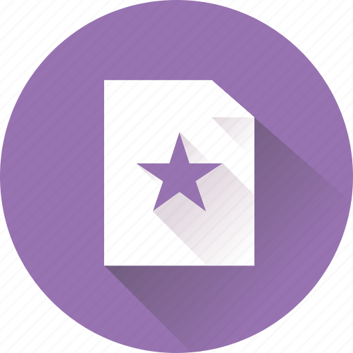 Blank, document, star, file, paper, shape icon - Download on Iconfinder