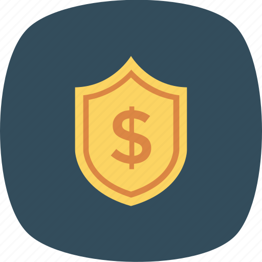 Cash, protection, safety, secure, security, shield icon icon - Download on Iconfinder