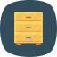 archive, brief, documents, lockers, office icon, office 