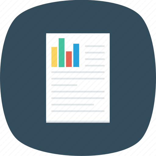 Chart, doc, document, report icon icon - Download on Iconfinder