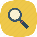 find, glass, magnifying, search icon