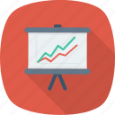 board, business, chart, presentation, report icon, analytics