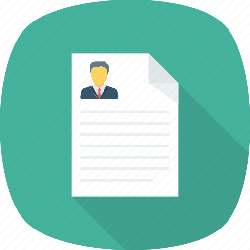 Contract, cv, document, resume icon icon - Download on Iconfinder
