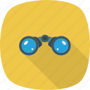binoculars, business, scan, search icon