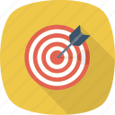 arrow, goal, target icon
