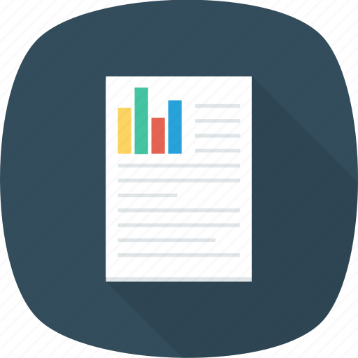 Chart, doc, document, report icon icon - Download on Iconfinder