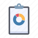 analytics, data, pie chart, report
