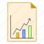 analytics, chart, document, file, graph, report 