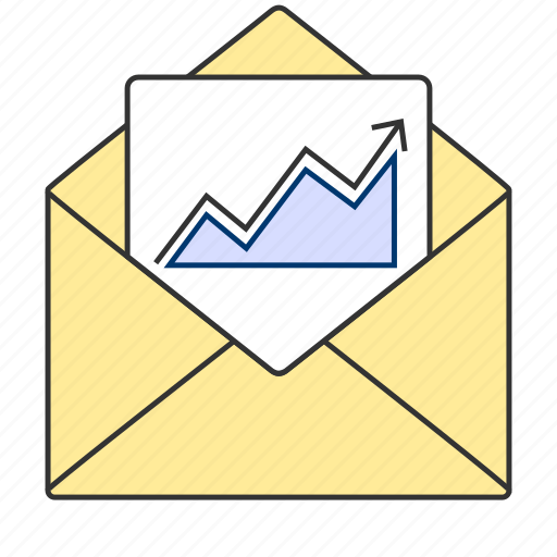 Analytics, campaign, email, envelop, mail, marketing icon - Download on Iconfinder