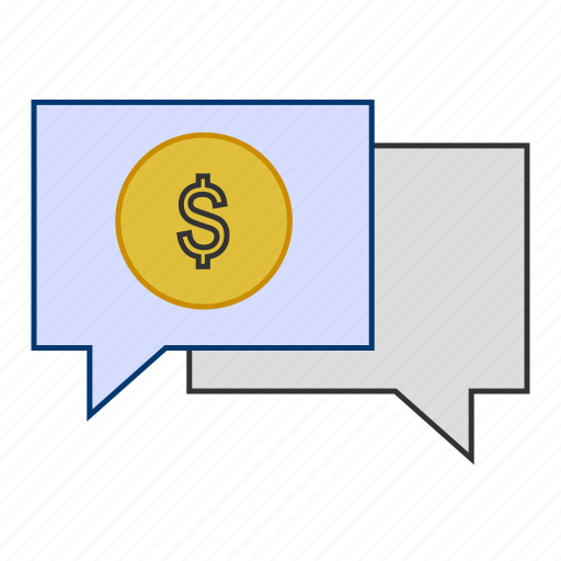 Business, communication, currency, dollar, money, talk icon - Download on Iconfinder
