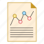 analytics, chart, document, file, graph, report 