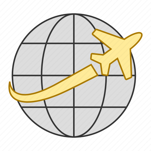 Business, flight, tour, transportation, travel, trip icon - Download on Iconfinder