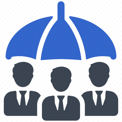 Businessman, insurance, protection, group, employers, safety icon - Download on Iconfinder