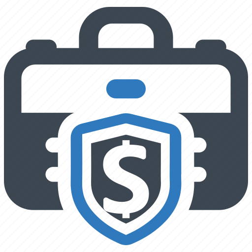 Briefcase, money protection icon - Download on Iconfinder