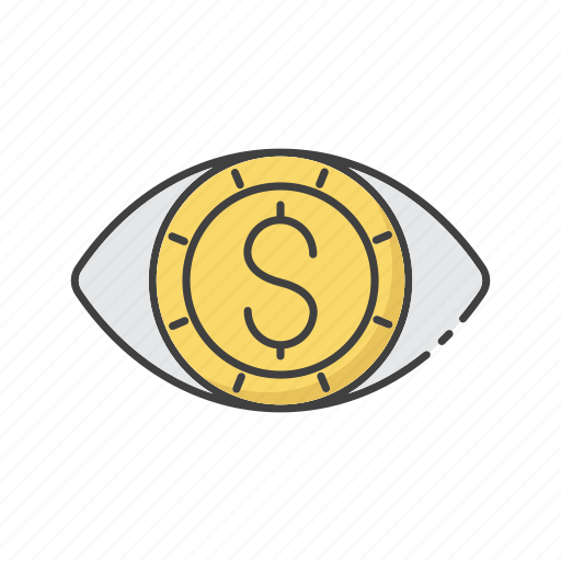 Eyes, focus, future, money, profit, sight, vision icon - Download on Iconfinder