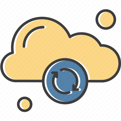Cloud, cloudy, reload, weather icon - Download on Iconfinder