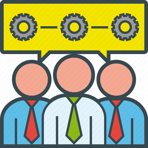 Business, gear, group, office, people, process, teamwork icon - Download on Iconfinder