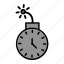 bomb, clock, deadline, stopwatch, time, timer, watch 