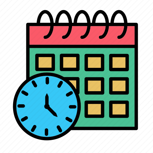 Appointment, calendar, clock, date, month, schedule, time icon - Download on Iconfinder