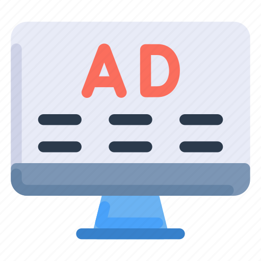 Ads, advertisement, marketing, screen icon - Download on Iconfinder
