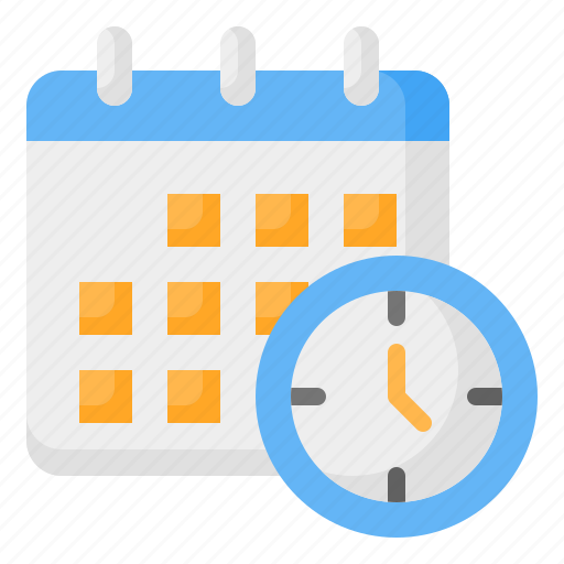 Schedule, organization, time management, calendar, clock, deadline, planning icon - Download on Iconfinder