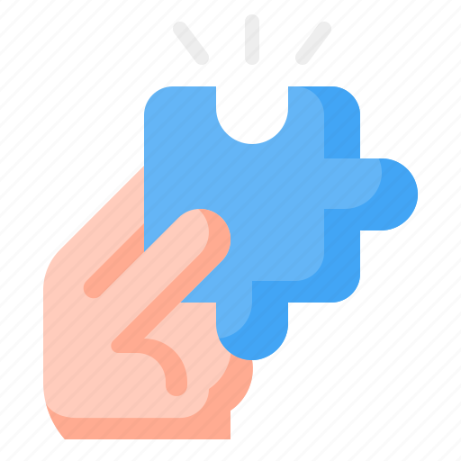 Solution, creativity, problem solving, business, puzzle, jigsaw, hand icon - Download on Iconfinder