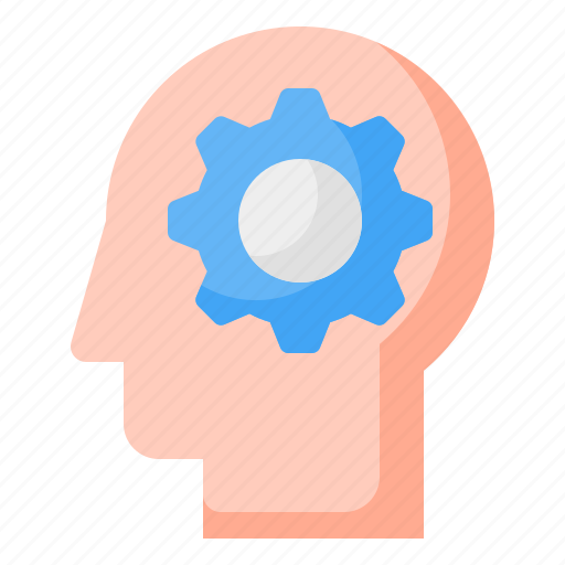 Intelligence, think, idea, creativity, business, head, gear icon - Download on Iconfinder