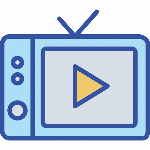 Tv broadcasting, broadcasting, broadcast, player, telecast icon - Download on Iconfinder