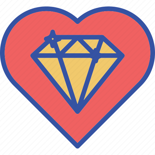 Heart diamond, best, diamond, quality, work icon - Download on Iconfinder